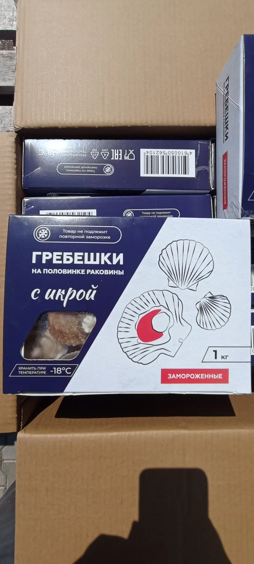 🔥Гребешки с/м на полустворке