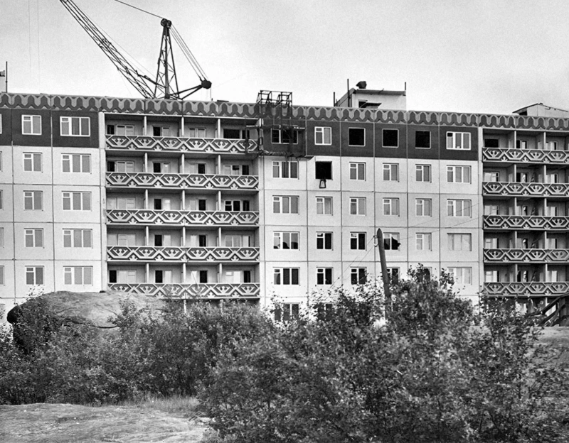 В 1981 году, здание под номером 39 на улице Гагарина. Данные предоставлены фондом «Мурм...