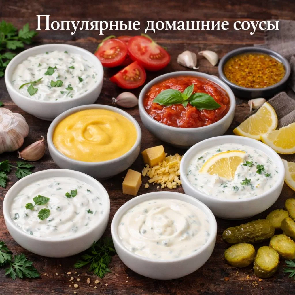 Подборка популярных домашних соусов — простые, вкусные и из доступных ингредиентов