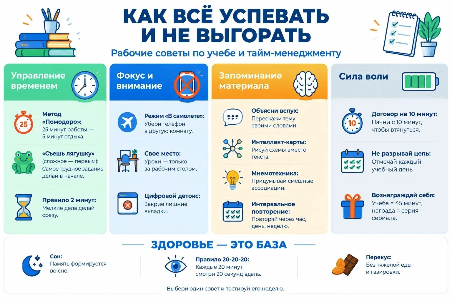 🤔ШкШкольная рутина: как не утонуть в тетрадях и оставить силы на себя.