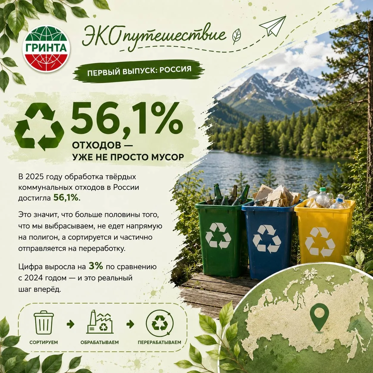 🌍 🇷🇺 ЭКОпутешествие. Выпуск 1: Россия