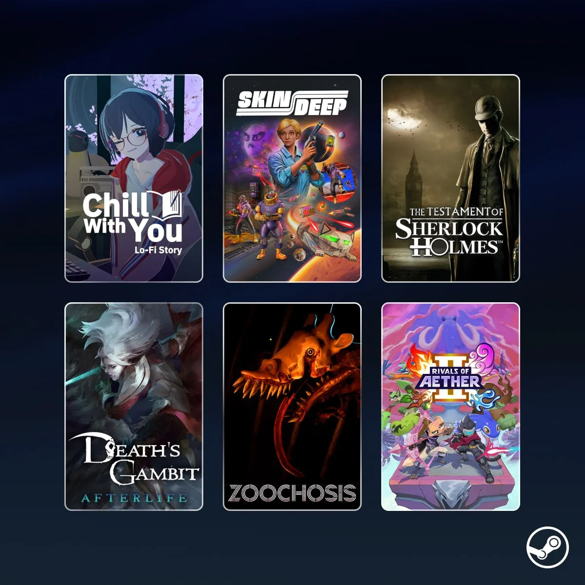 В Steam стартовали ежедневные скидки  Скидку в 20% получила Chill with You : Lo-Fi Story, скидка 40%