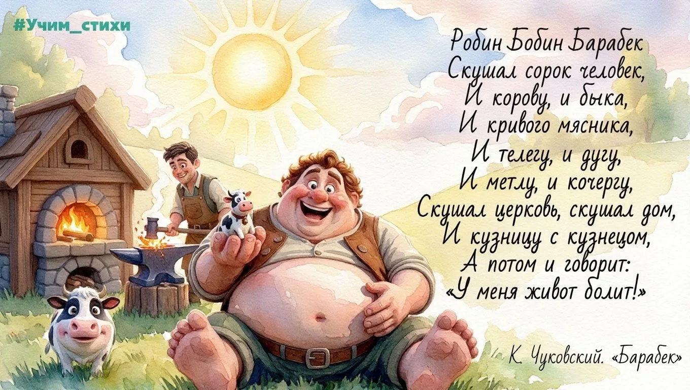 📖✨ «Барабек»: #учим_стихи с игрой, а не с зубрёжкой!