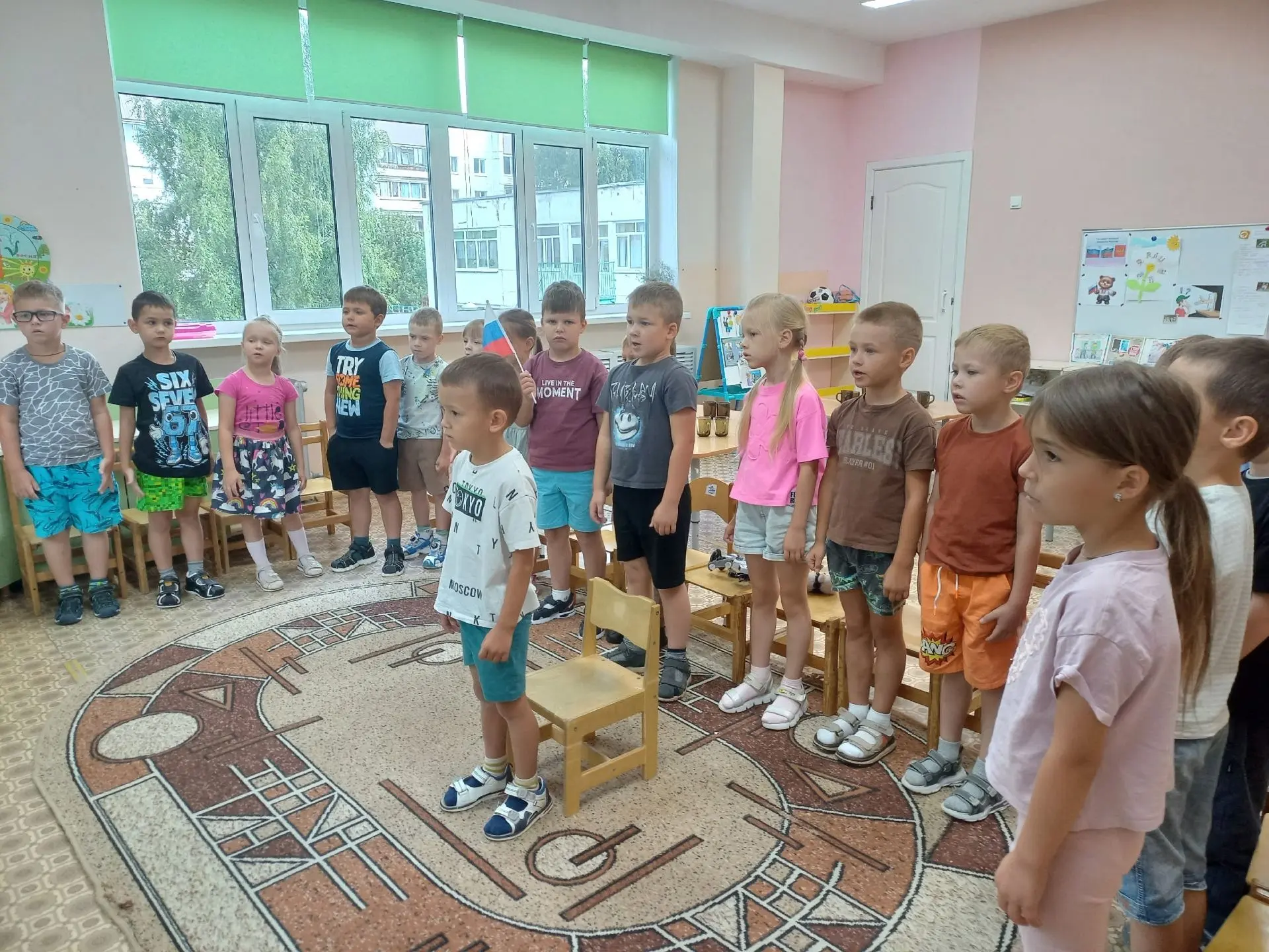 ✅На этой неделе в нашем детском саду проходит тематическая неделя 🇷🇺«Флаг — главный с...