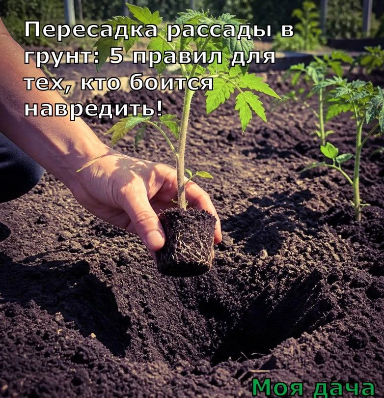 Пересадка рассады в грунт: 5 правил для тех, кто боится навредить 🌱