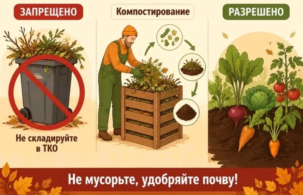 Осень - пора уборки огородов, как утилизировать отходы от уборки.