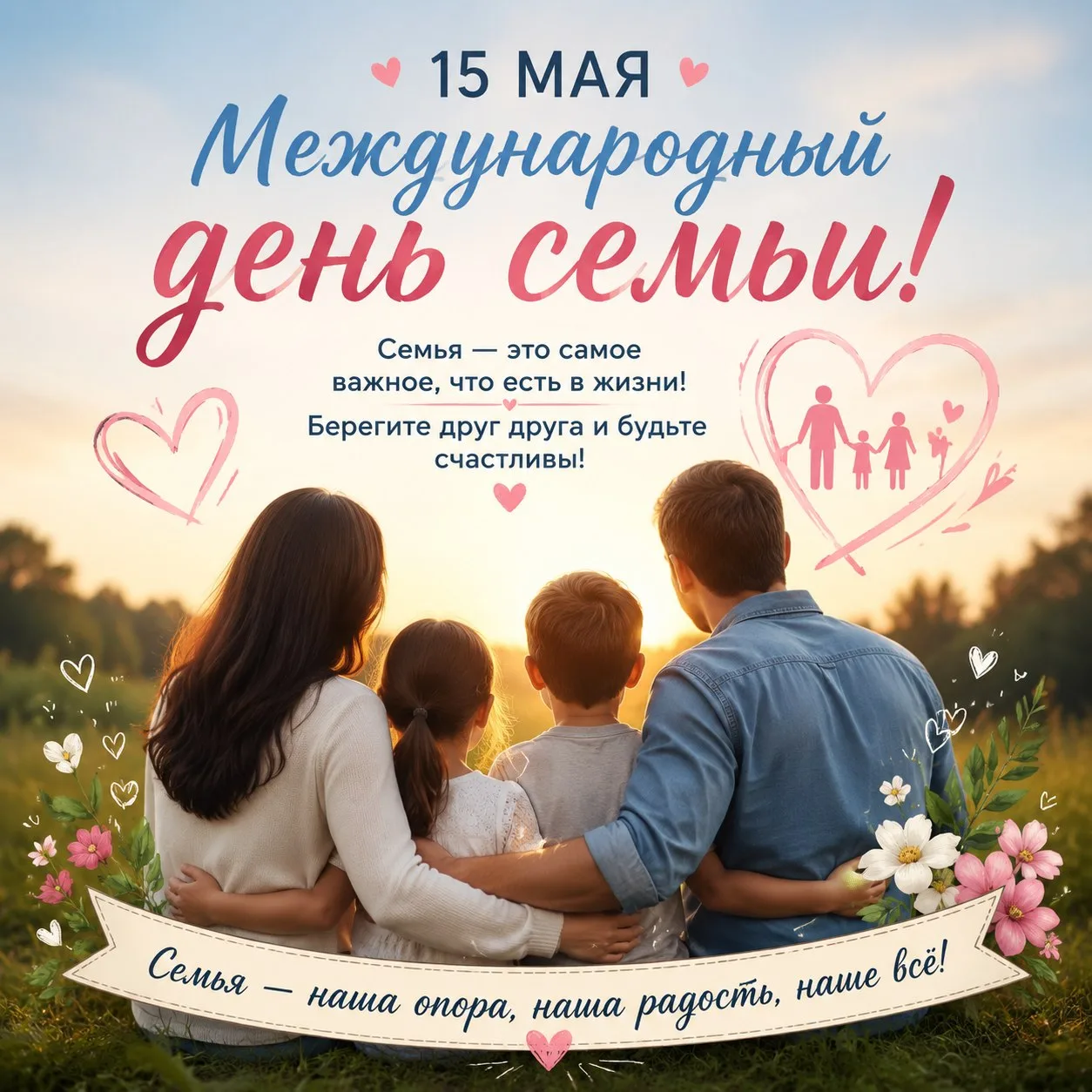 🌷 С Международным днём семьи!
