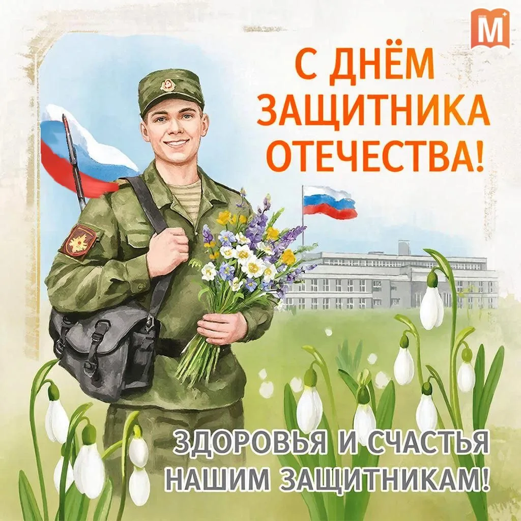 2️⃣3️⃣ февраля - День защитника Отечества.