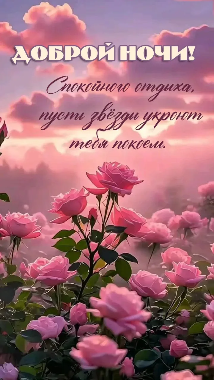 ⭐ Спокойной ночи, пусть завтрашний день будет счастливым!