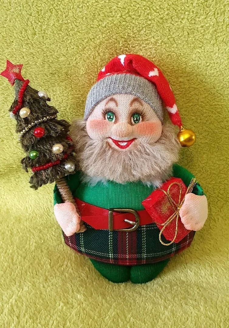 Малютка гномик ждёт Новый Год🌲❄️🌲