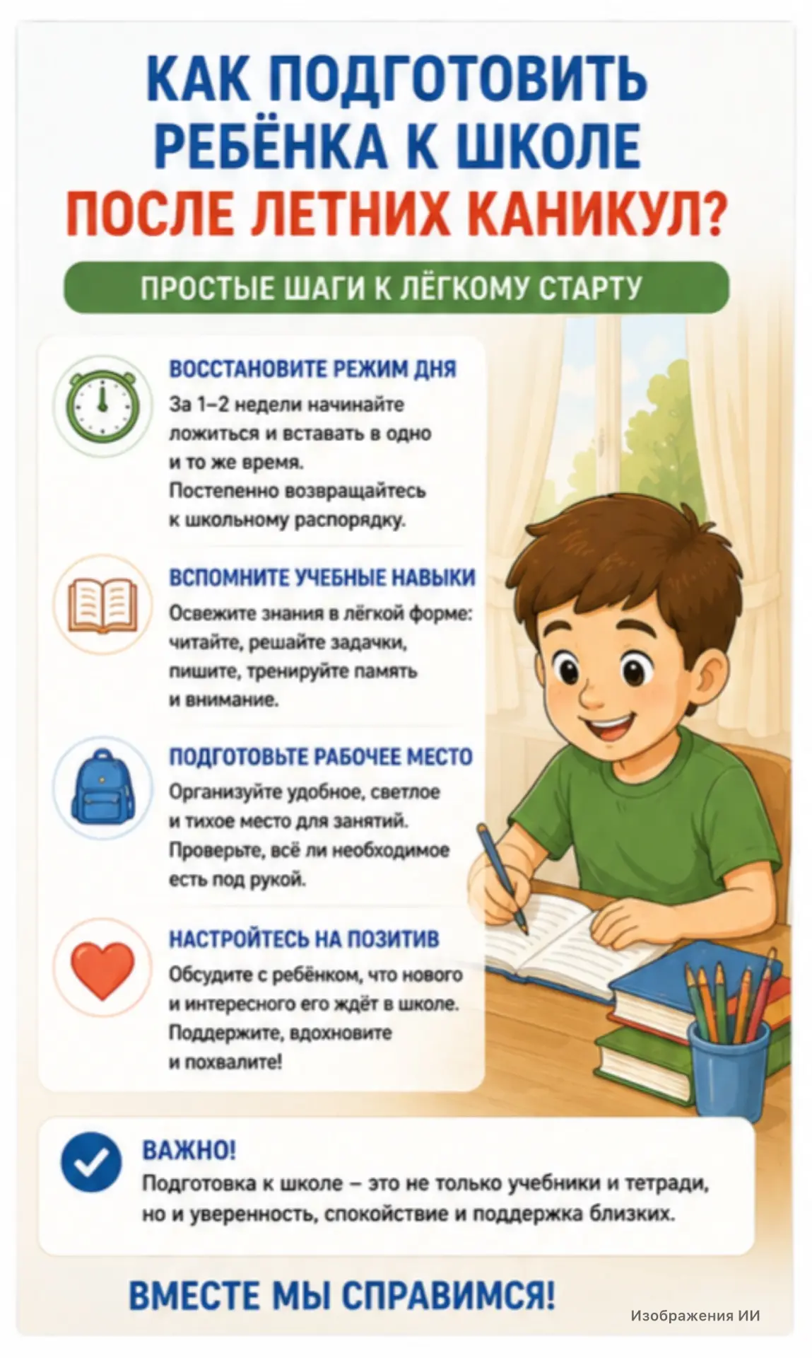 🎒 До нового учебного года осталось всего две недели!
