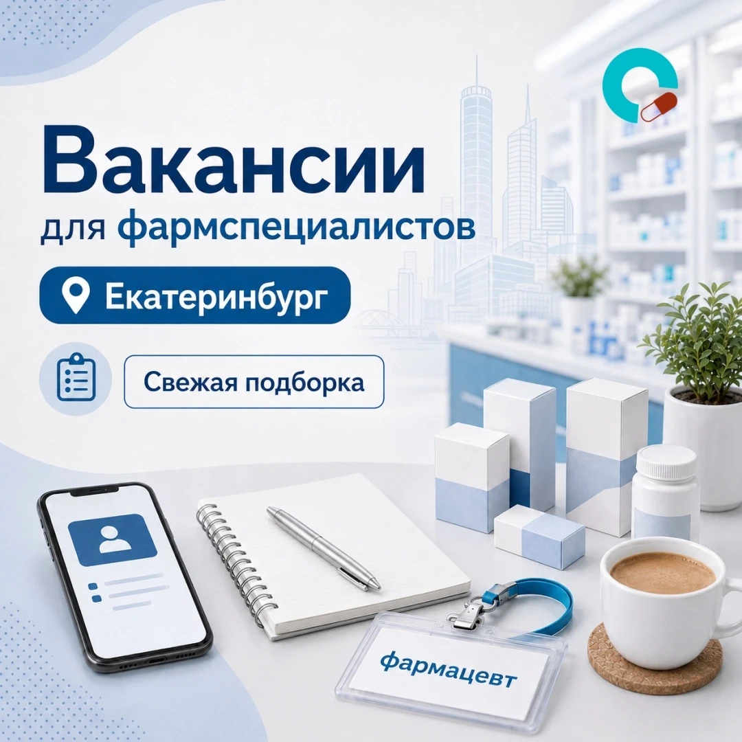 💼 Вакансии для фармспециалистов — Екатеринбург