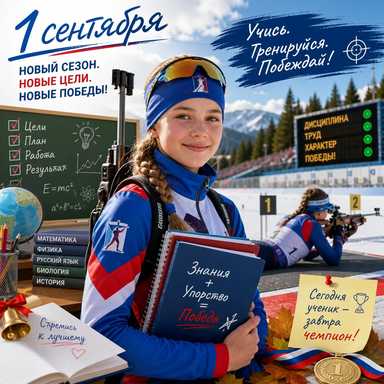 🎉 С Днём знаний и с началом нового учебного года, наши чемпионы! 🏆
