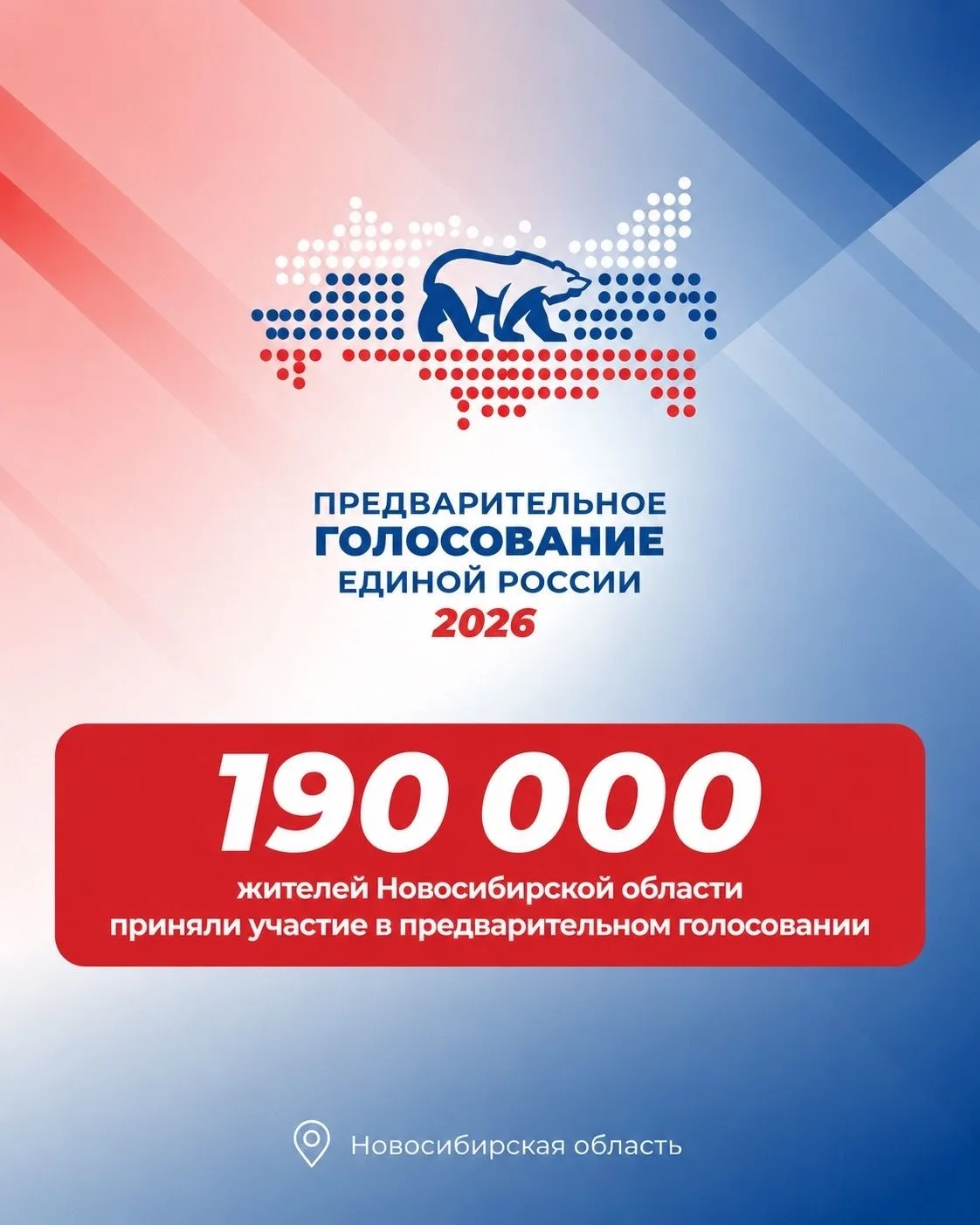 В Новосибирской области завершилось предварительное голосование партии Единая Россия!