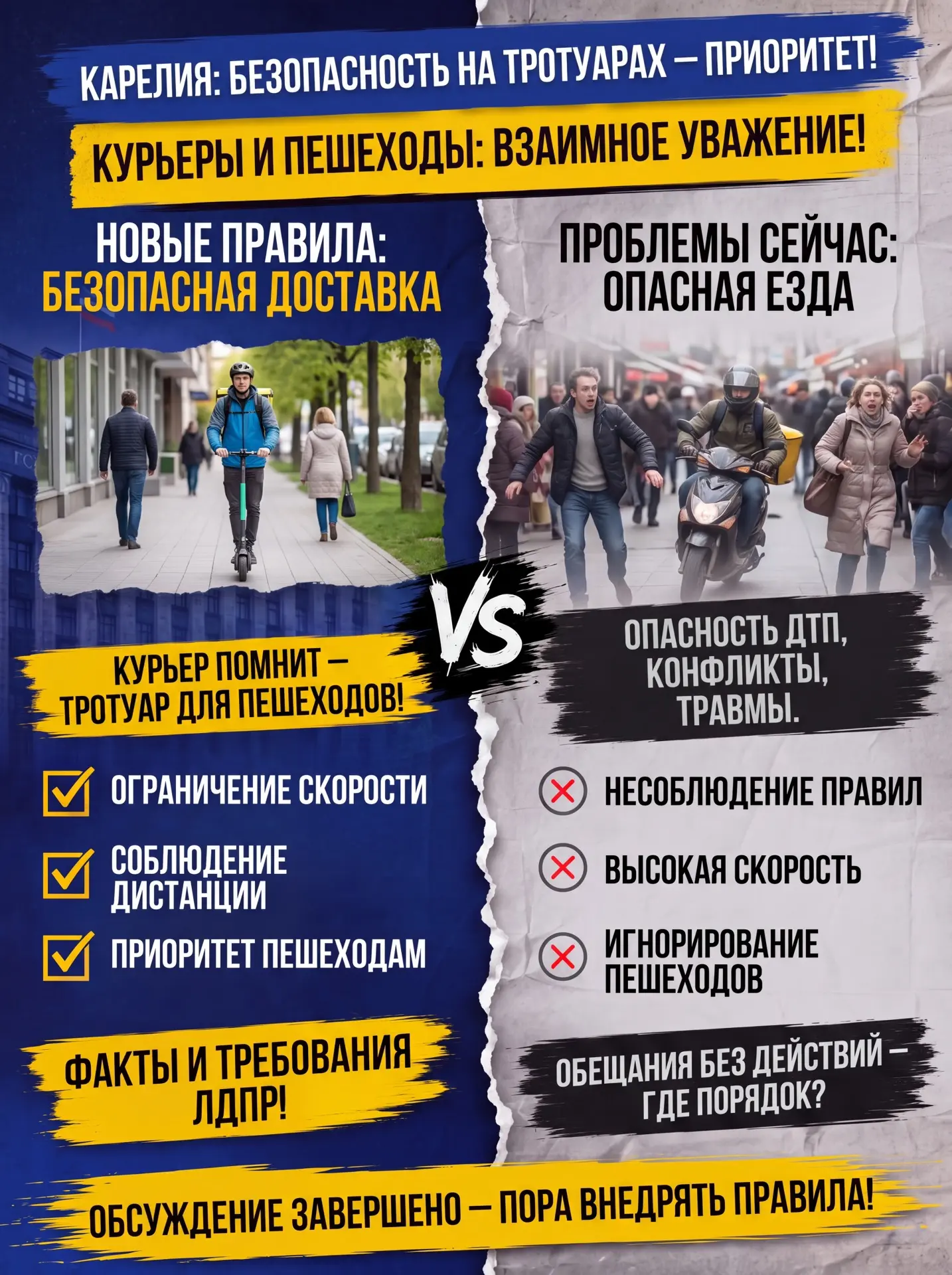 ЛДПР за безопасность на улицах Карелии!
