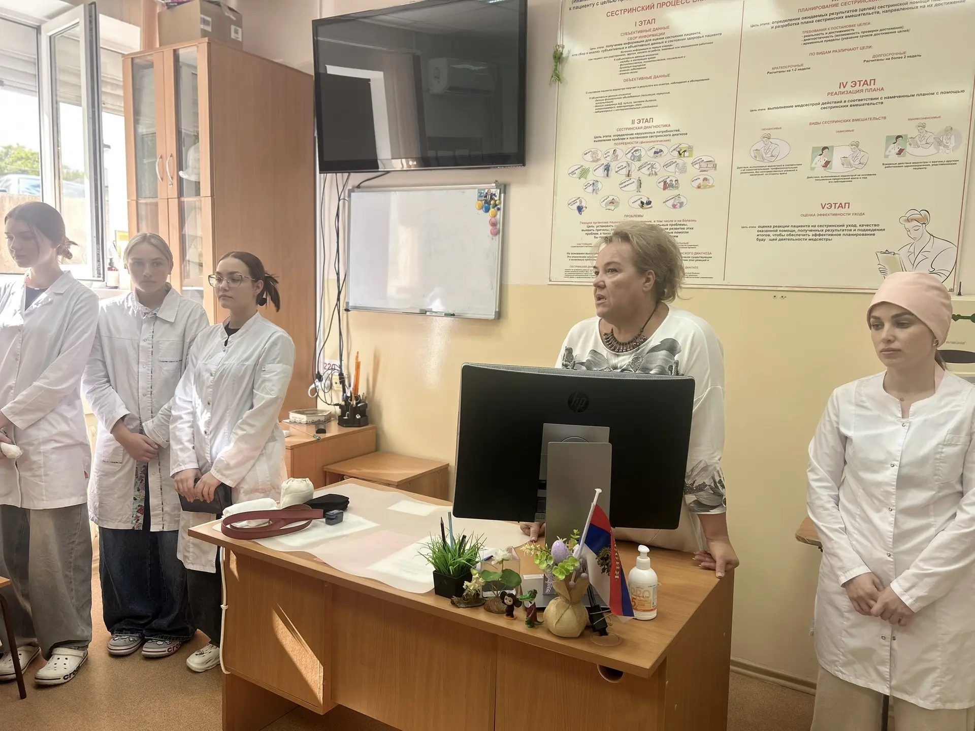 🏥 Сегодня ученики 9-х классов нашей гимназии 2 посетили Новороссийский медицинский кол...