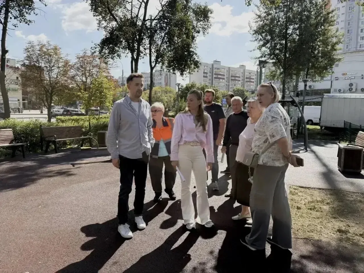 Сегодня, 22 августа, исполняющая обязанности главы управы района Вешняки Онацик Екатери...