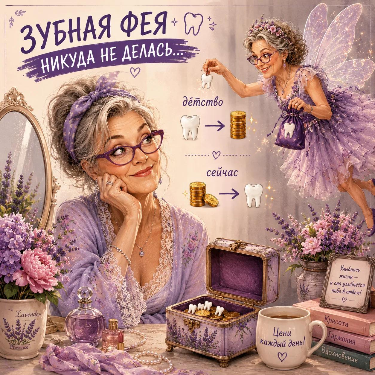 А вы знали, что Зубная фея никуда не делась? В детстве - ты ей зуб, она тебе деньги. Те...