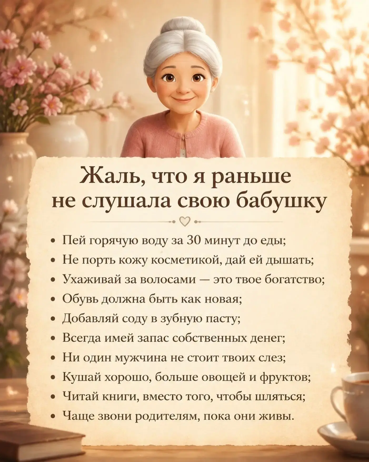 Полезные советы не только для здоровья, но и для хорошего настроения