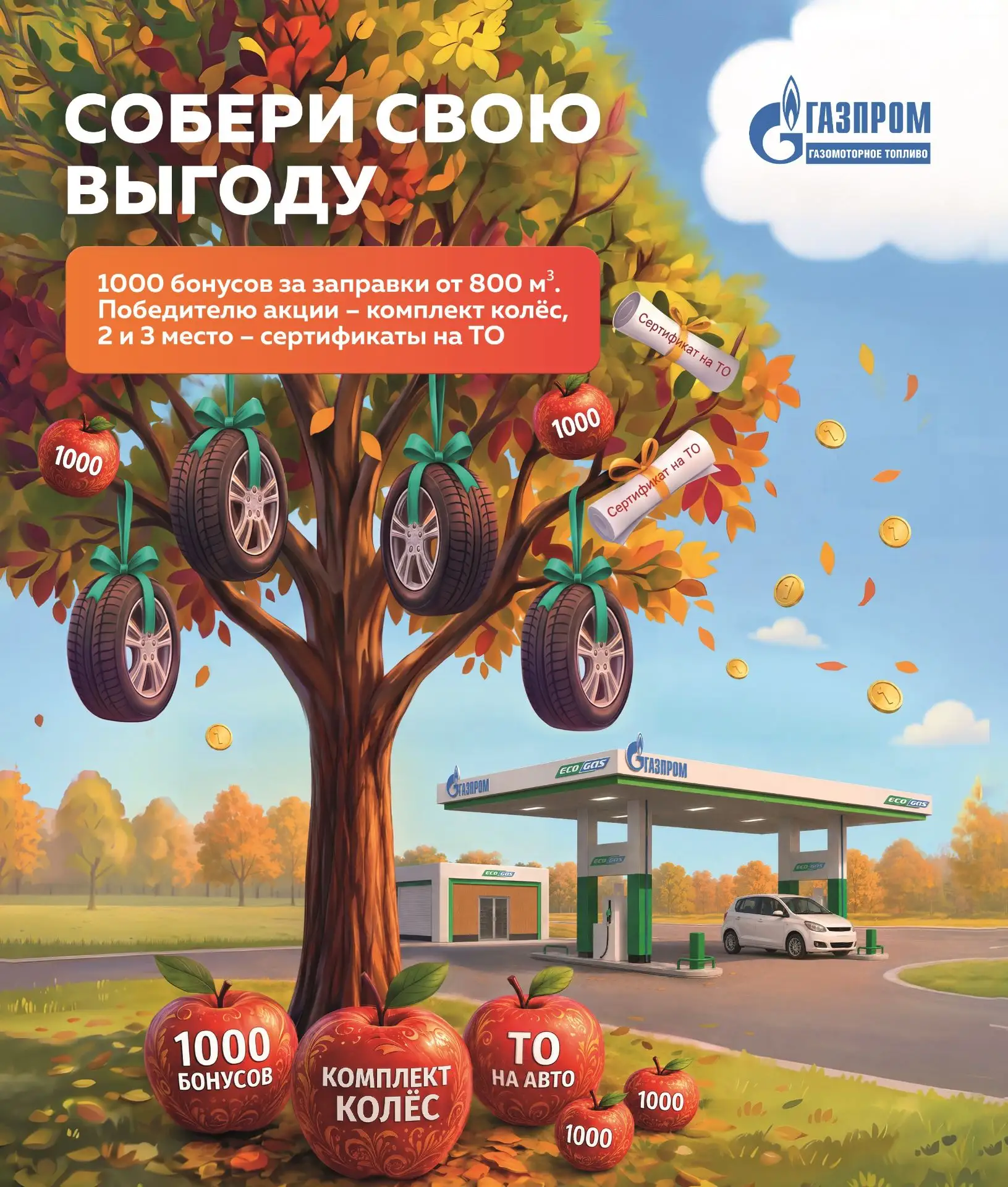 Как выиграть комплект колес или бесплатно пройти ТО автомобиля?
