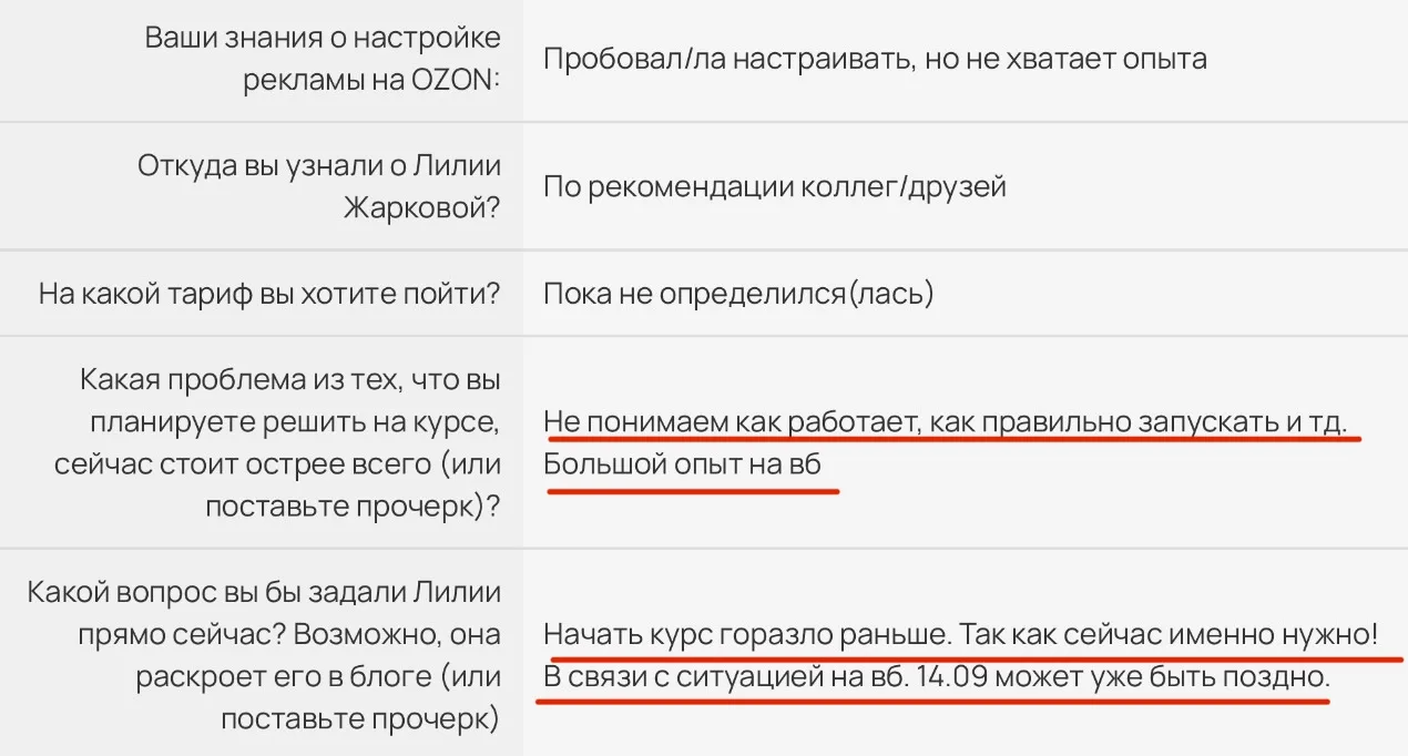 Коллеги, сейчас у нас идет предзапись на новый поток курса по рекламе на Ozon. 
Он ничинается 14 сен