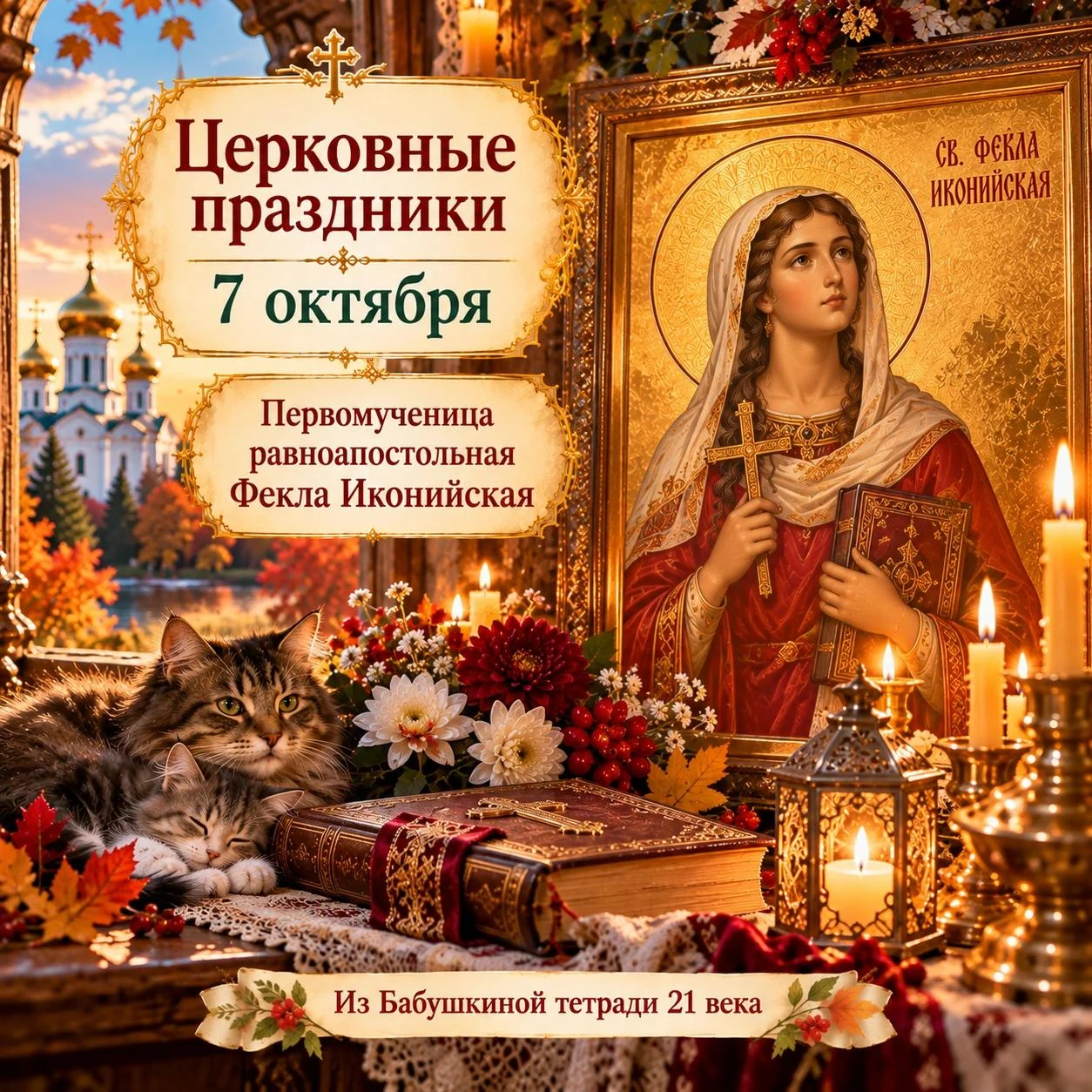 Церковные праздники – 7 октября 🌿