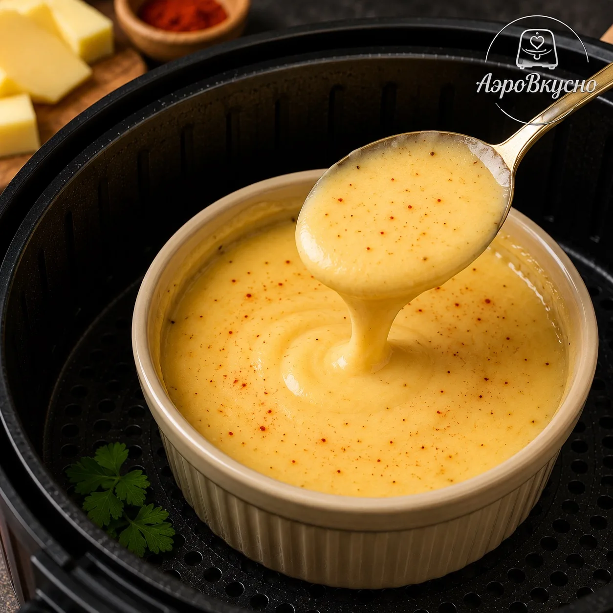 🥣 Сырный соус из плавленого сыра