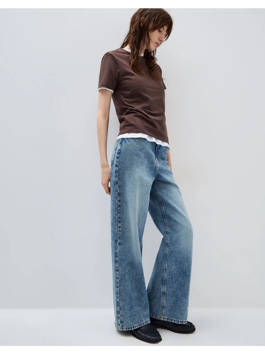⚡️ Джинсы с высокой посадкой wide leg, gloria jeans