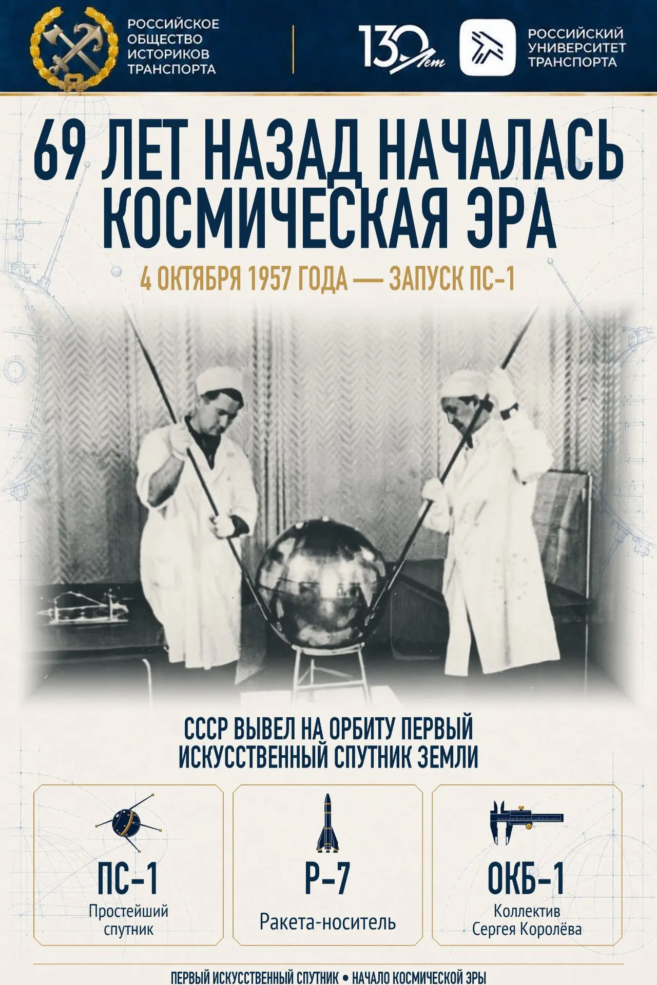 🚀 69 лет назад началась космическая эра