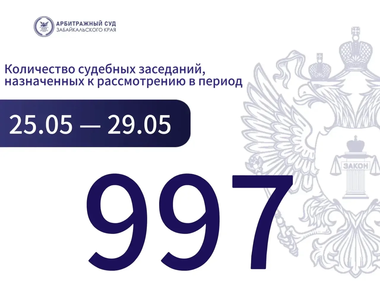 📅 График судебных заседаний в Арбитражном суде Забайкальского края