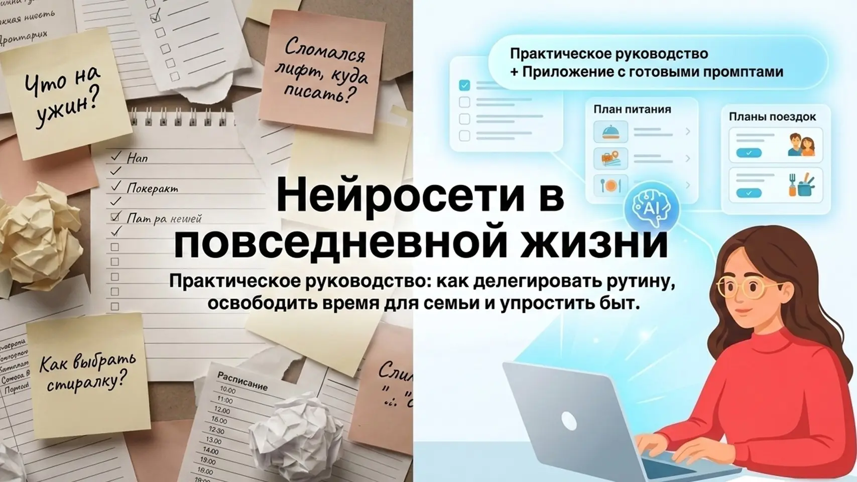 ▶️ Видеообзор: Нейросети в повседневной жизни, как упростить повседневные дела?