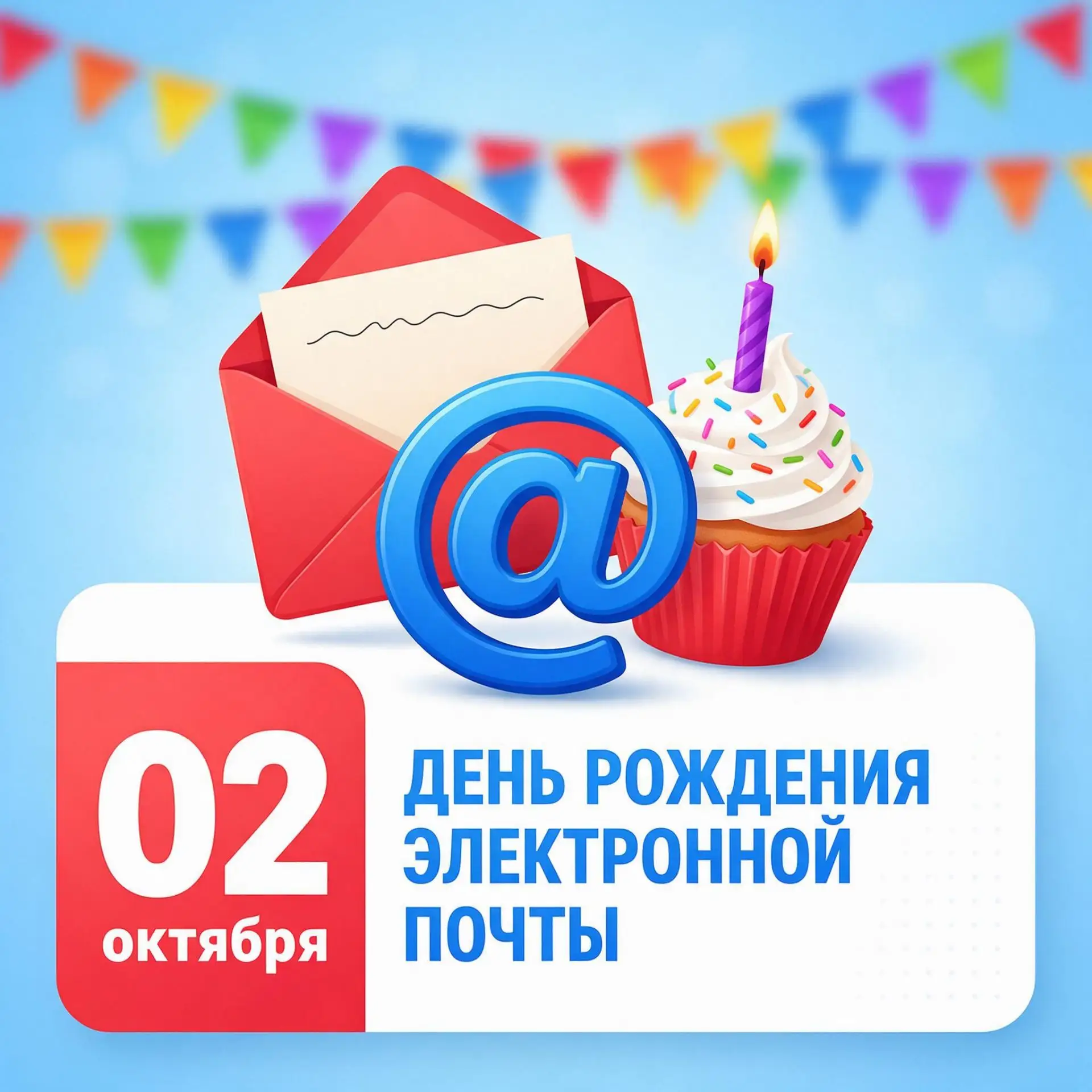 2 октября 1971 года было отправлено первое в мире электронное письмо.