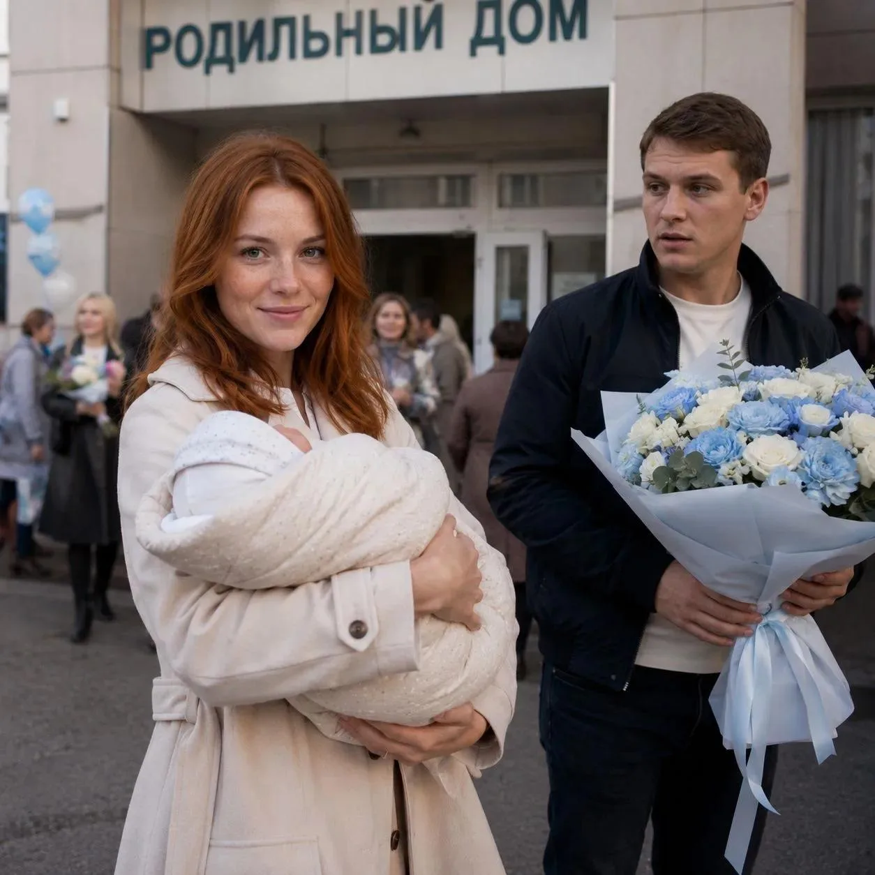 На выписке моя жена неожиданно протянула ребёнка... не мне.