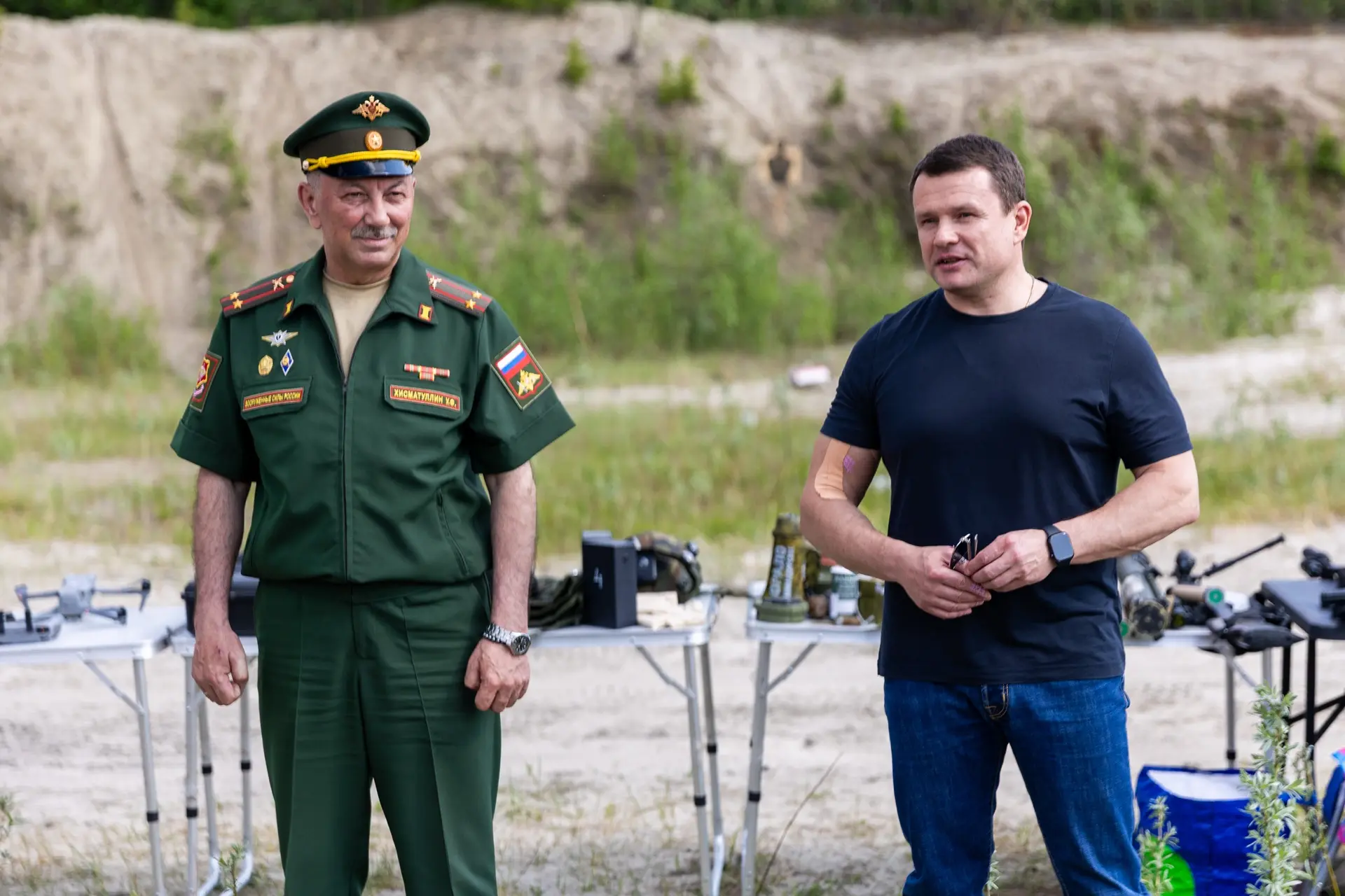 В Надыме начались военно-полевые сборы. Участие в них принимают курсанты группы «Рокот Надым», казак