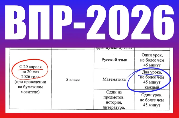 ВПР-2026 (с 20 апреля)

🔸 Официальная демоверсия
(для ВПР-2025 была такая же)

Реальные варианты ВП