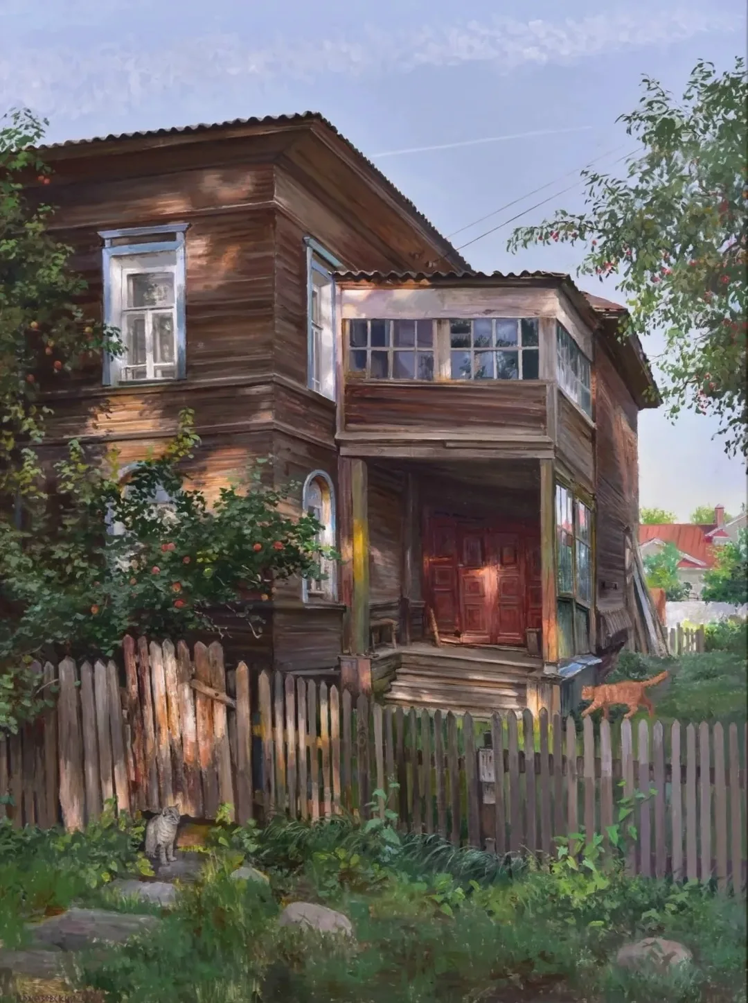 Художник Владимир Бжезовский "Август. Последний день лета". Холст, масло, 120 см*90 см,...