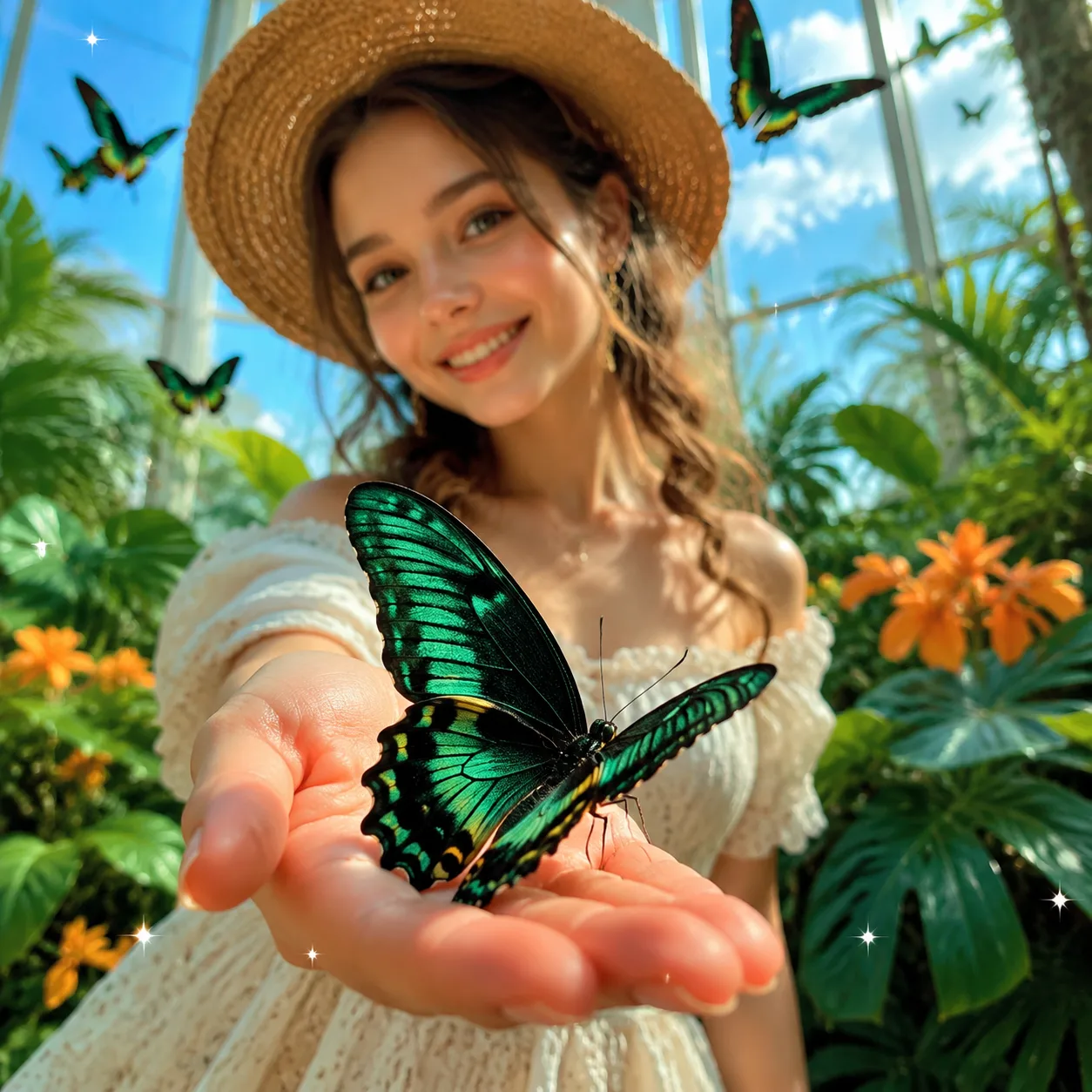 Бабочки-великаны вышли в свет 🦋 

В Московском зоопарке на свет появились около 200 редких бабочек 