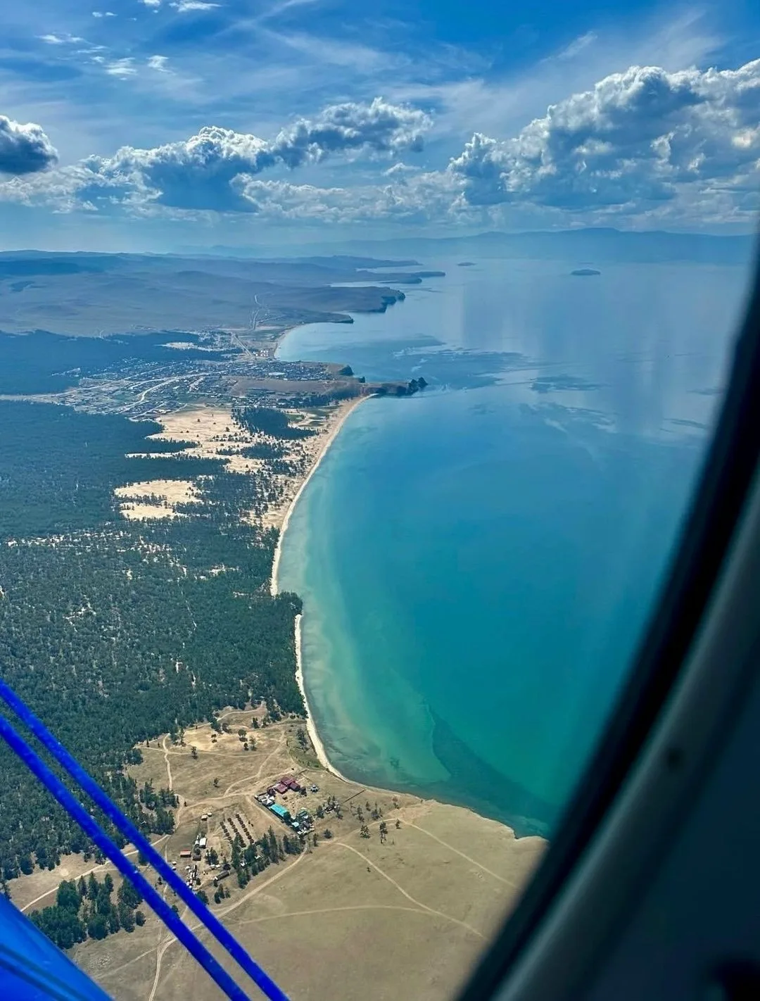 Ольхон из иллюминатора самолёта✈️