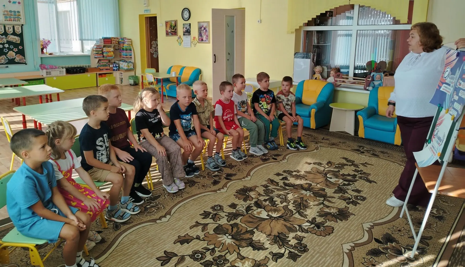 В ГДО «Колосок» прошло вводное занятие для подготовительной группы в рамках проекта «Ор...