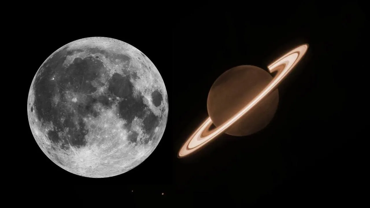 🌙 В ночь на 8 июля жители Казани смогут увидеть Луну и Сатурн рядом