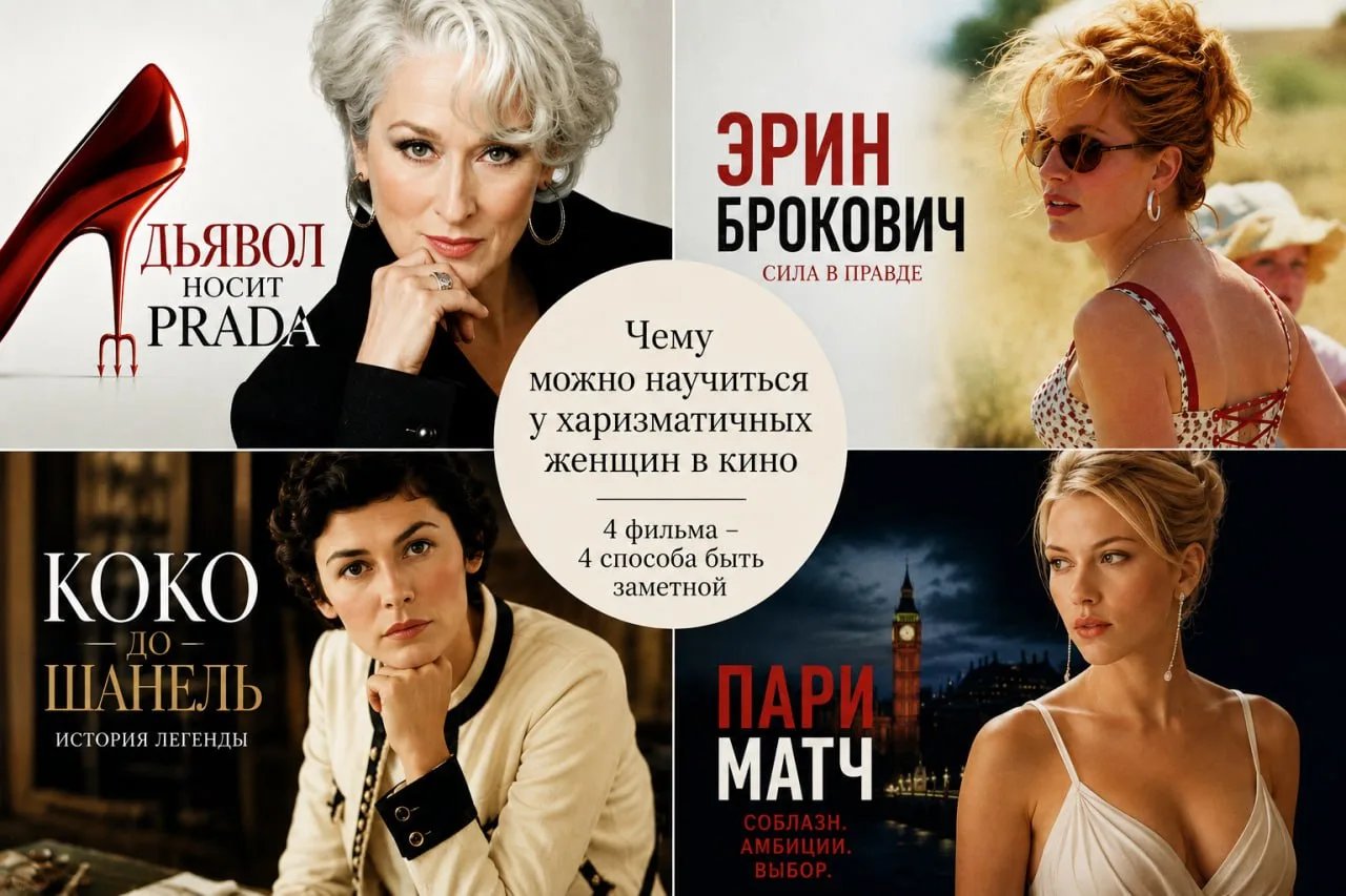 Чему можно научиться у харизматичных женщин в кино
