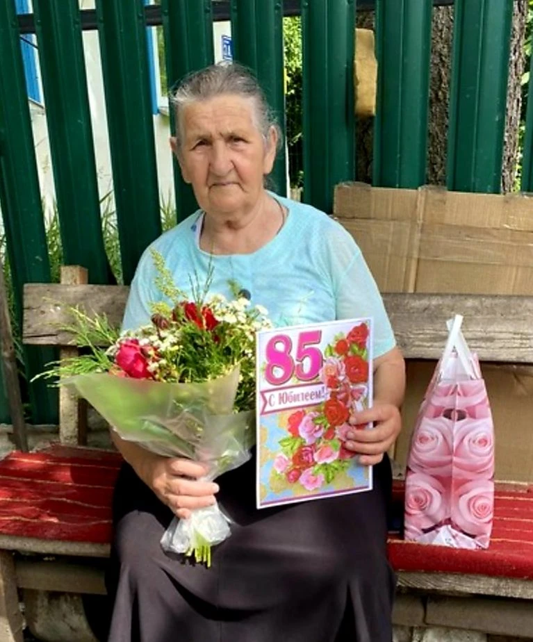 Людмила Ивановна Симонова, получательница социальных услуг, отпраздновала свое 85-летие...