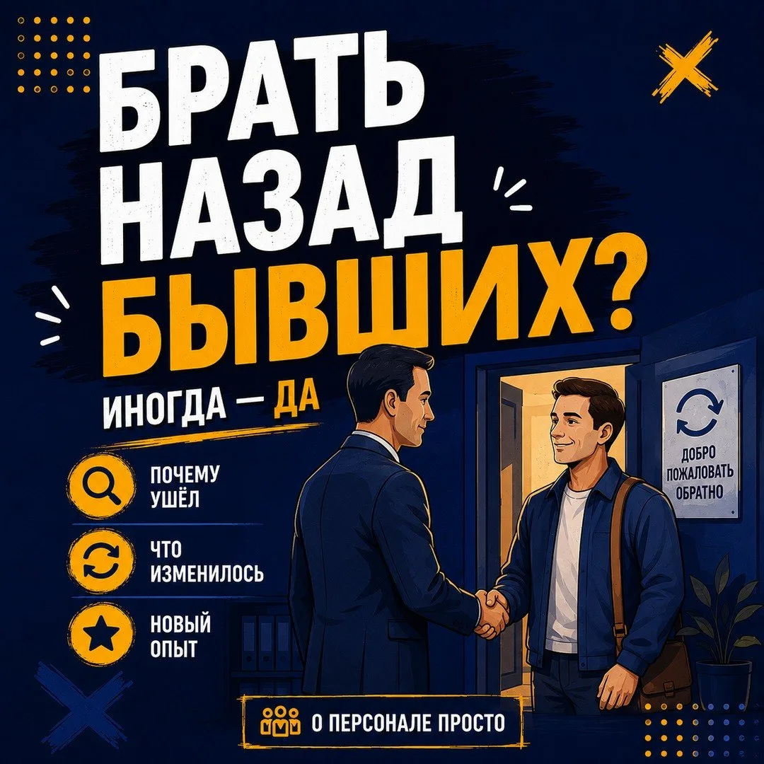 ​​Стоит ли возвращать бывшего сотрудника?