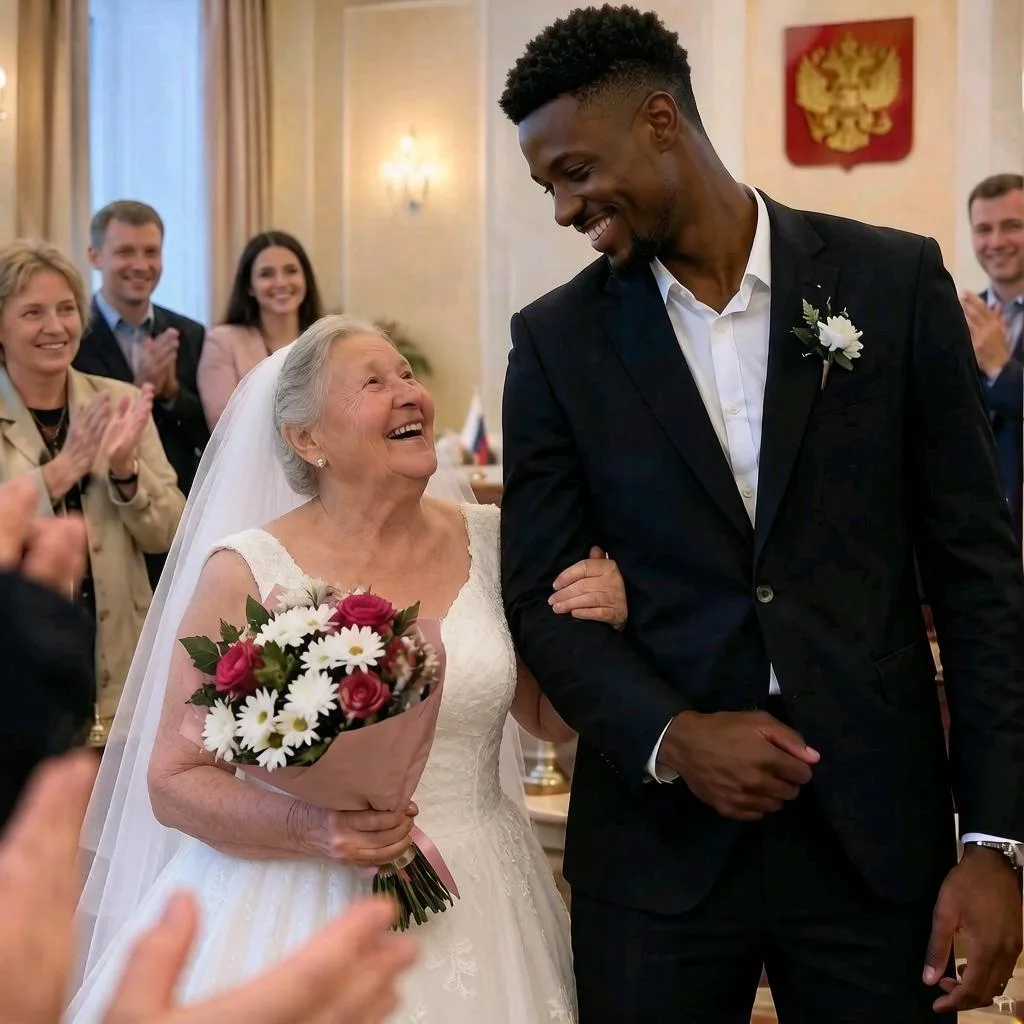 💍😳 68-летняя бабушка вышла за молодого парня из Нигерии! Но брак был фиктивным.