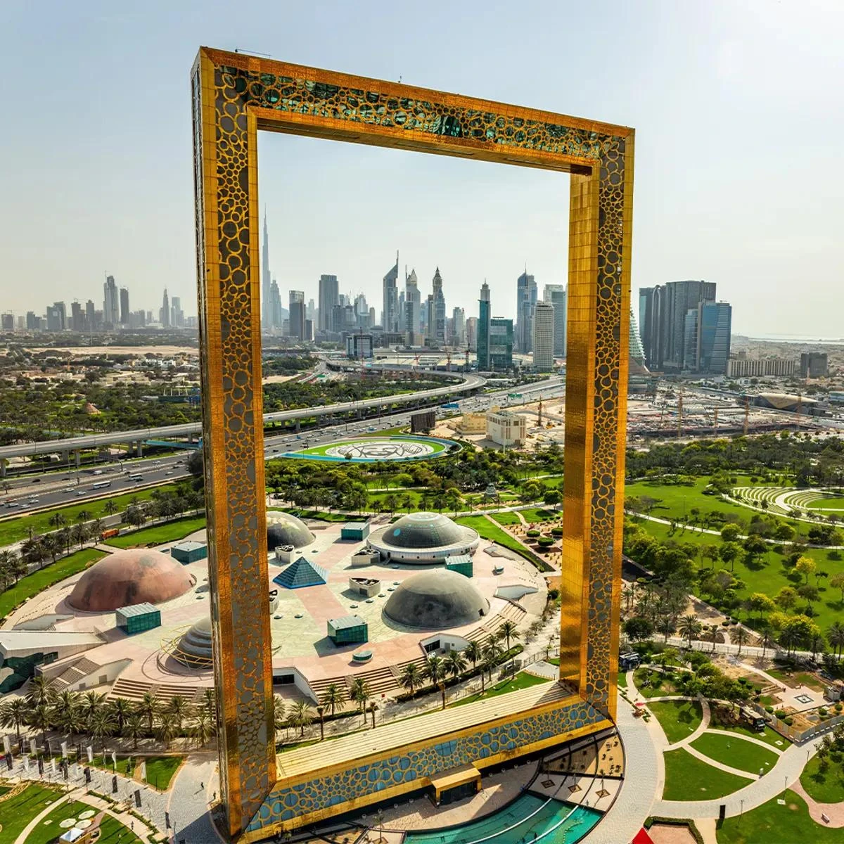 🌎 Dubai Frame, Дубай, ОАЭ, 2018