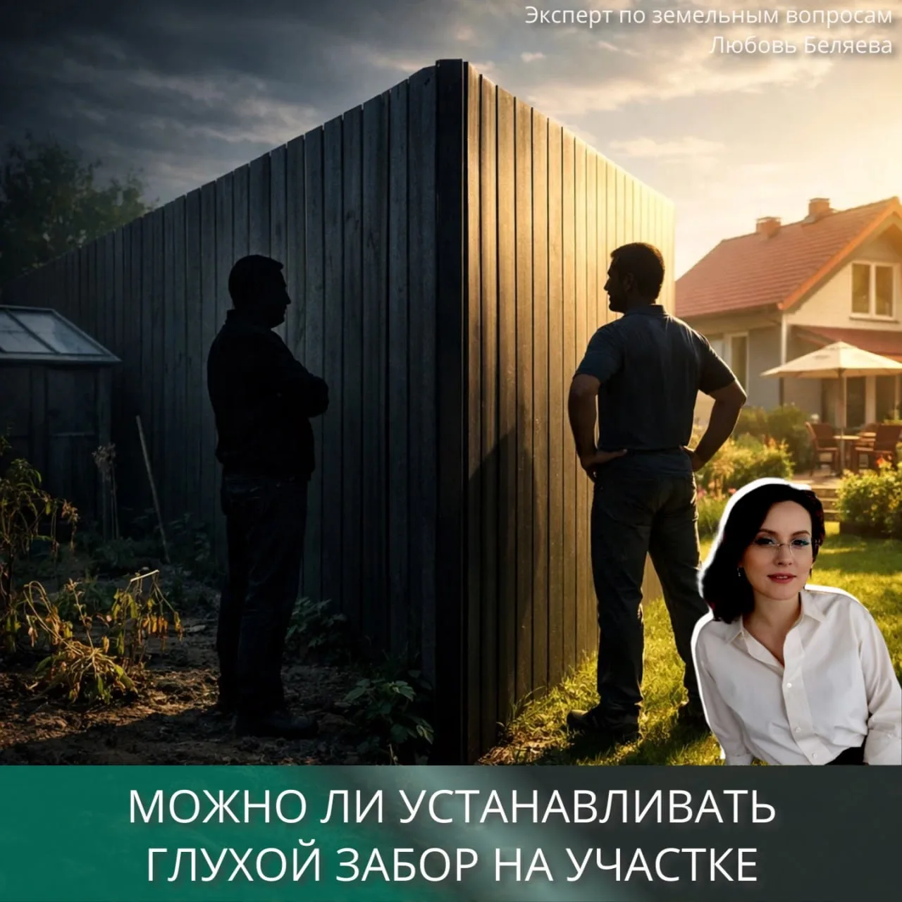 📛  Можно ли устанавливать глухой забор на участке 🚧