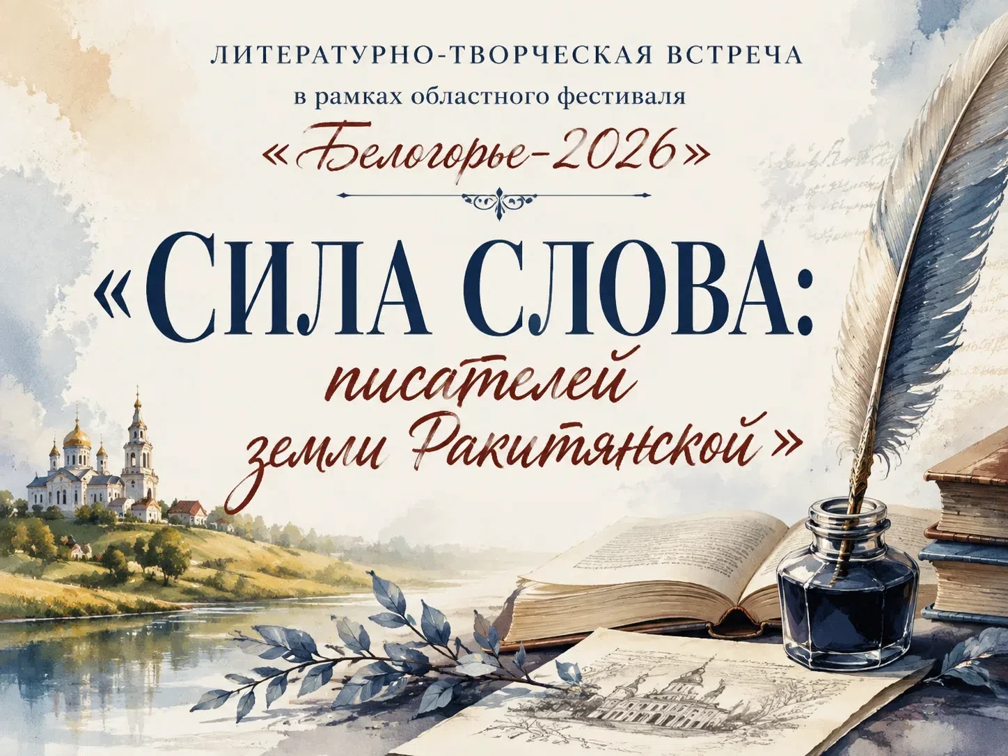 Сила слова: писателей земли Ракитянской 📚