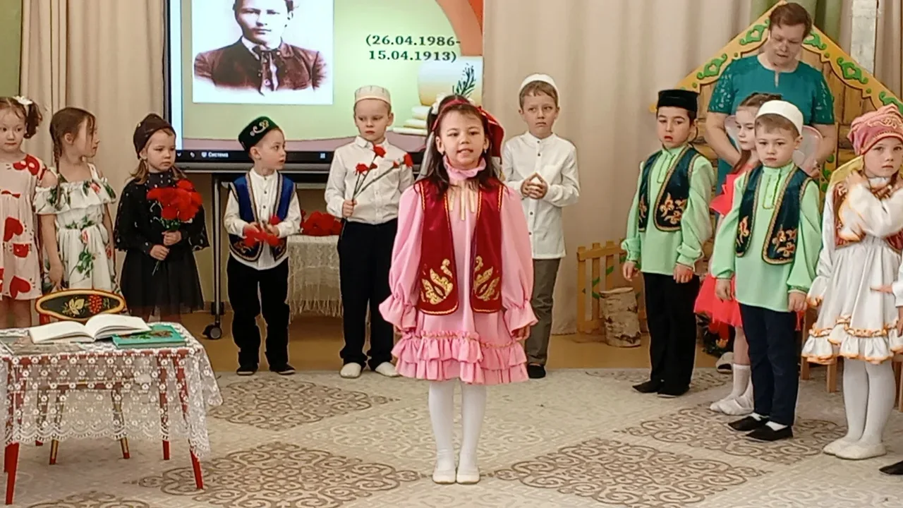 🌿🎼🎭Г. Тукайның 140 еллыгына багышланган чараларны дәвам итеп  өлкәннәр төркеме Г.Тукайның иҗаты б