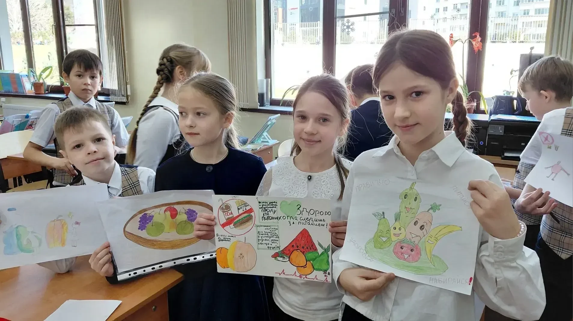 🥦Неделя здорового питания: полезные привычки начинаются в школе.  🥬На прошлой неделе в школах города
