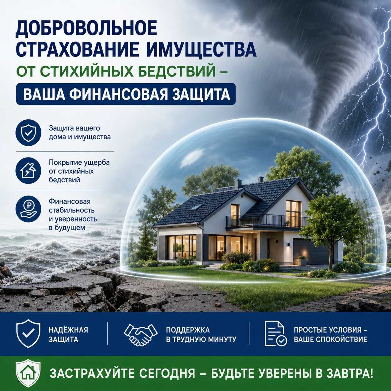 Добровольное страхование имущества от стихийных бедствий – ваша финансовая защита